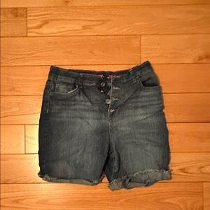 Place Women's Blue Jean Shorts